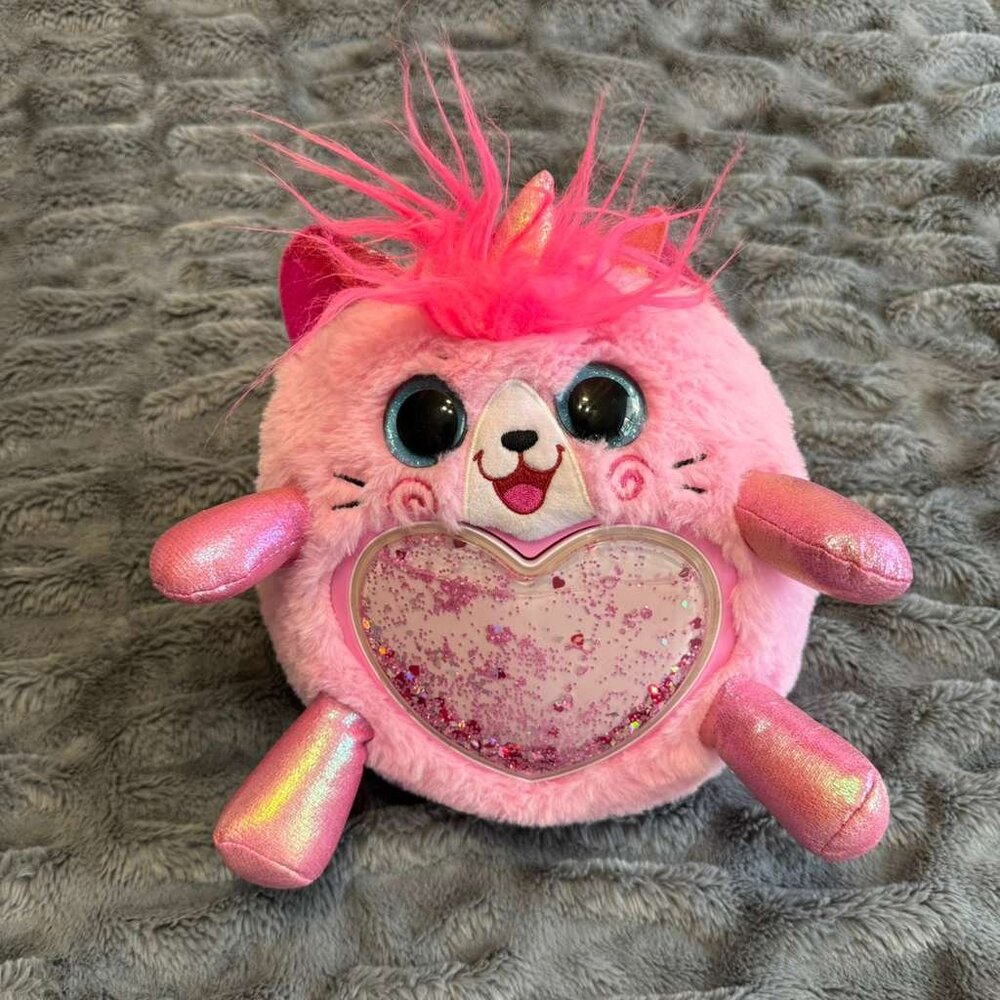 Zuru Rainbocorns 9” Plush Butterfly Wings Unicorn Horn Belly Kitty Cat Stuffed